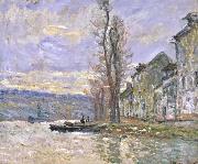Claude Monet River at Lavacourt oil painting reproduction